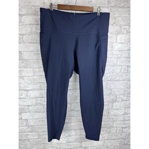 Old Navy Blue Leggings Stretchy Athletic Fit